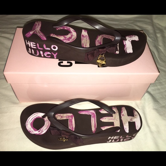 Juicy Couture NIB Brown Platform Sandals