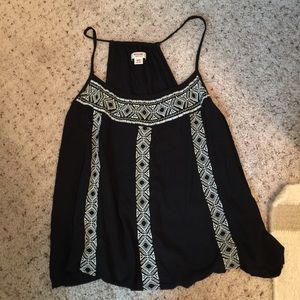 Beautiful black and white tank