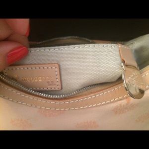 Mulberry canvas shoulder bag