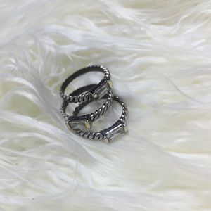 Set of 3 stackable rings