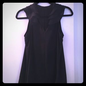 Forever 21 ruffled silk tank