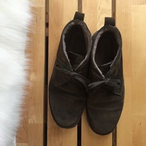 Real shearling-lined Vince Chukka boots