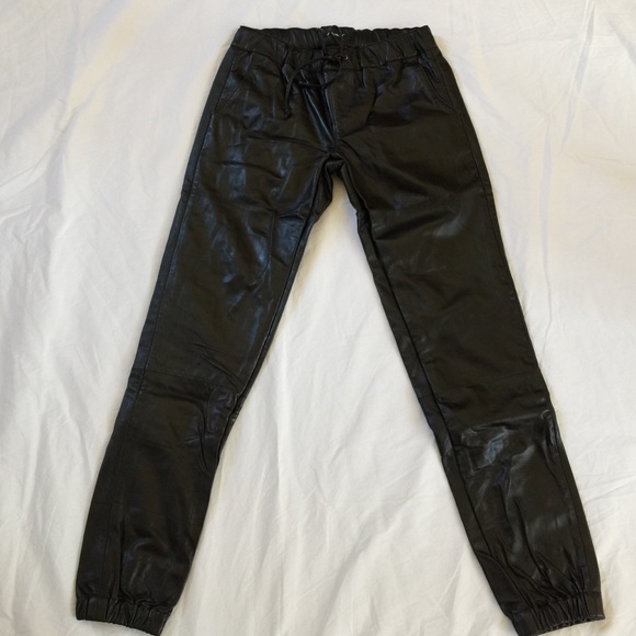 Skinny leather/jogger - new - never worn