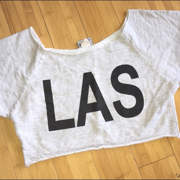 Las Vegas Crop shirt / cropped sweatshirt - Picture 2 of 2