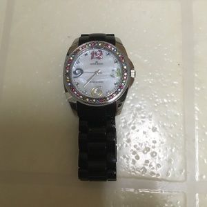 Black Anne Klein black watch never worn