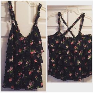 Adorable cross back tank!