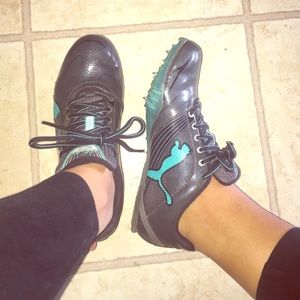 Puma track spikes used for one season