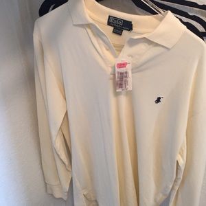 long sleeve collared polo