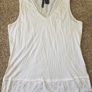 White Pima Cotton Tank