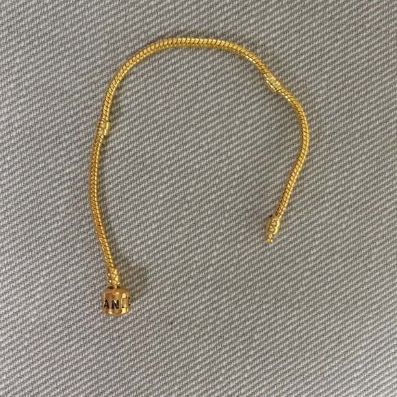 Gold pandora bracelet