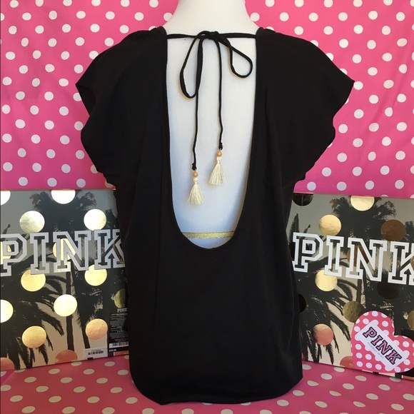 🆕Victoria's Secret open back tee - Picture 2 of 4