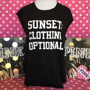 🆕Victoria's Secret open back tee