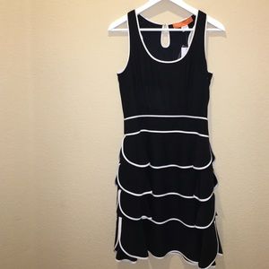 Brand new black and white dress