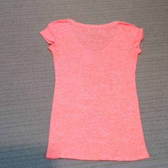 Neon orange Victoria's Secret t-shirt - Picture 3 of 3