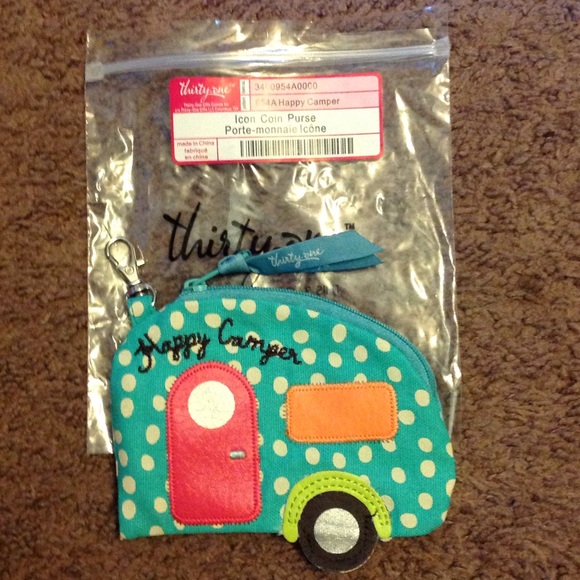 Thirty one happy camper icon coin purse - Picture 1 of 1