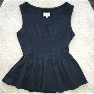 Anthropologie Peplum Tank