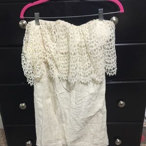 White off shoulders dress