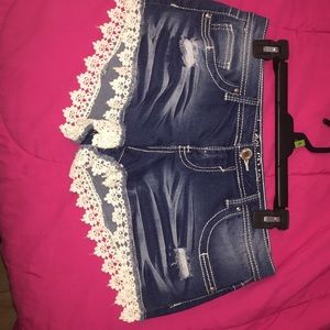Almost famous jean shorts