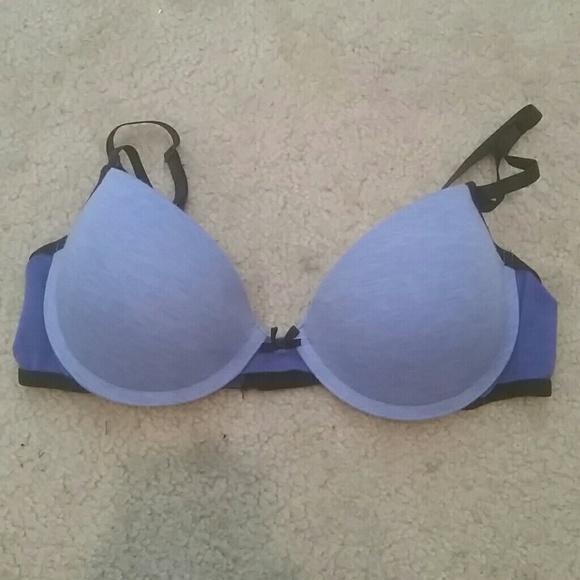 NWOT Blue Push Up Bra
