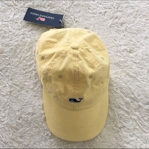Pastel Yellow Vineyard Vines Baseball Hat