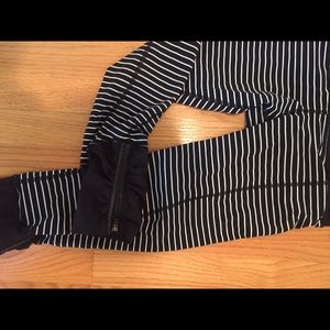 Lululemon Runday Crops, Parallel Stripe - RARE!