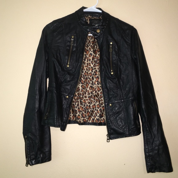 Cute leather jacket