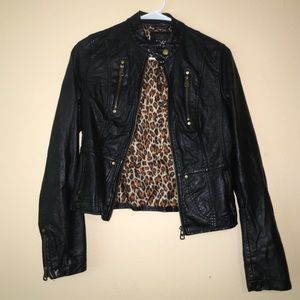 Cute leather jacket