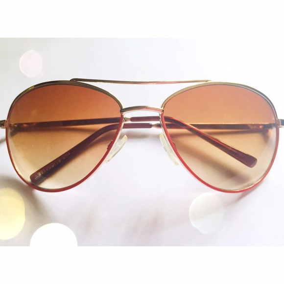 Francesca's Collections Accessories - Peach Sunglasses