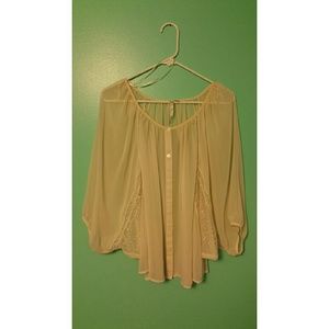 Flowy see-through blouse