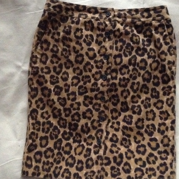Ralph Lauren animal print pencil skirt