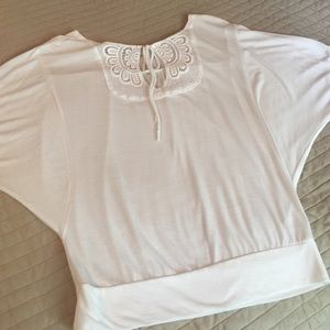 Off White Flowing Shirt