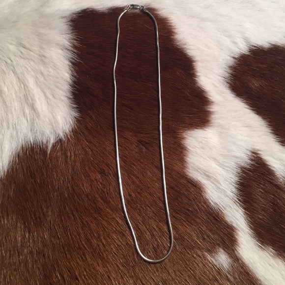 16" chain, silver
