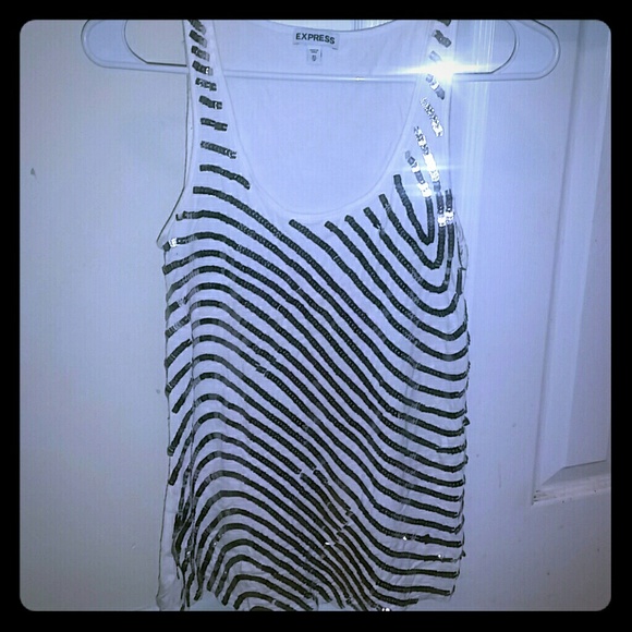 Gold Sequin Tank