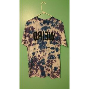 Hot Topic "weird" tie-dye tshirt