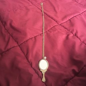 Forever 21 mirror necklace