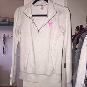 PINK Victoria's Secret half zip-up sweatshirt