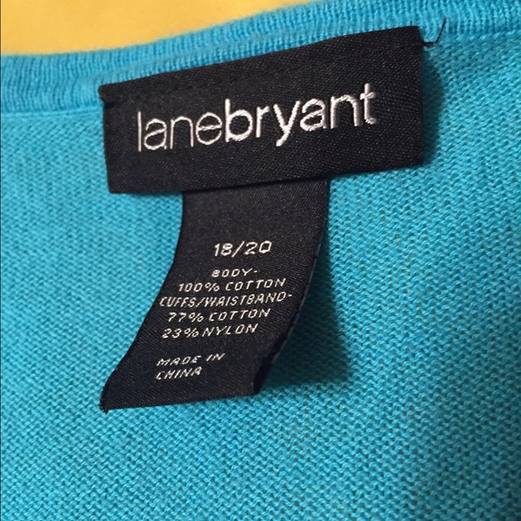 Turquoise blue Lane Bryant Cardigan - Picture 3 of 4