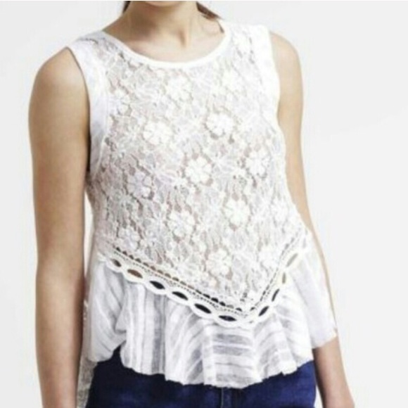 Free people lace tank - Picture 1 of 2