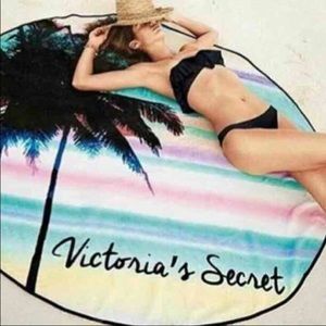 VS round beach towel