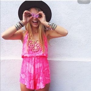 LF PINK ROMPER