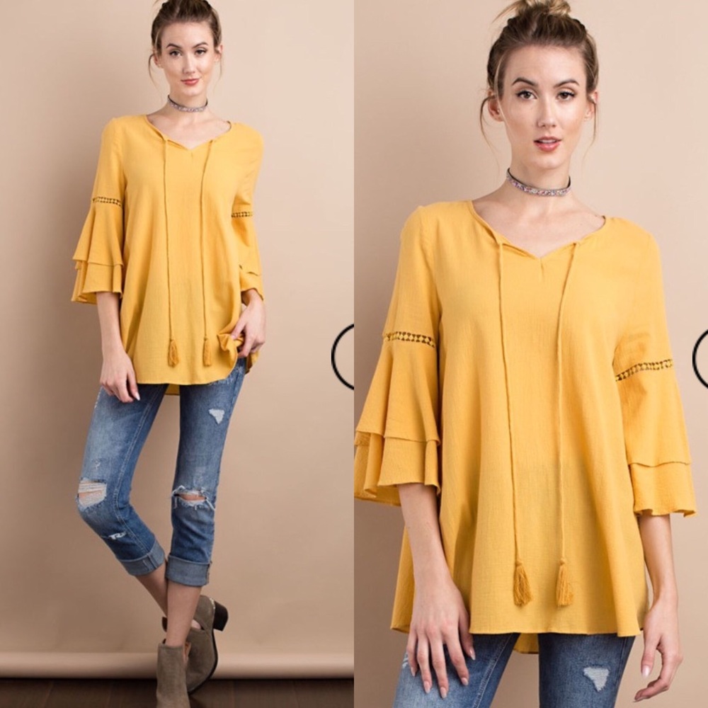 Sale Flyaway Tunic with Tassel - Picture 2 of 3
