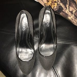 Aldo Black Sequin Pumps 👌🏽