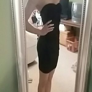 Strapless Black Dress