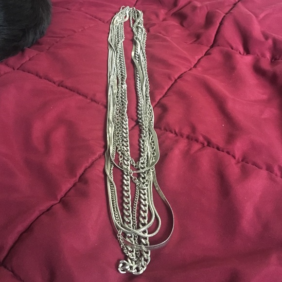 Aldo multi chain necklace