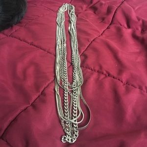 Aldo multi chain necklace