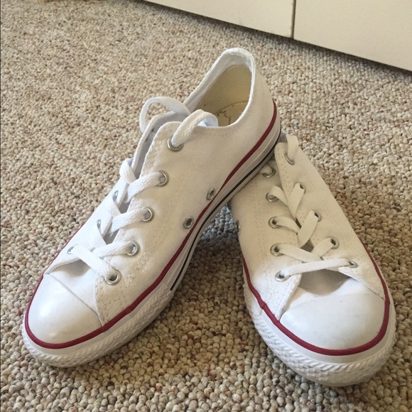 White Low Top Converse