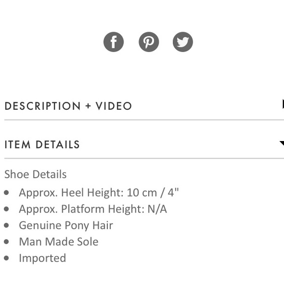 Brand 🆕 pony hair ankle-strap heels - Picture 3 of 4