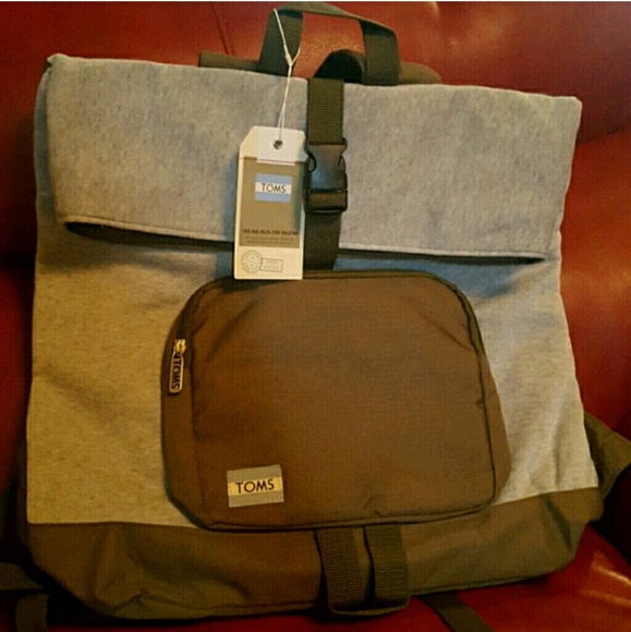 Gray TOMS backpad