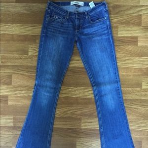 Hollister flare jeans.