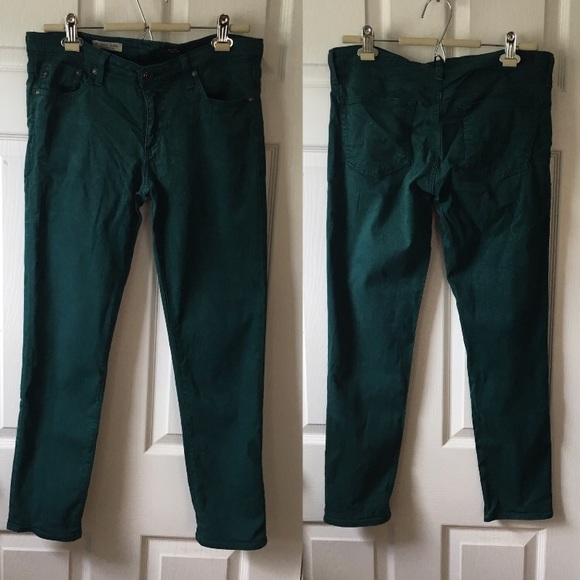 Teal AG Stevie ankle jeans